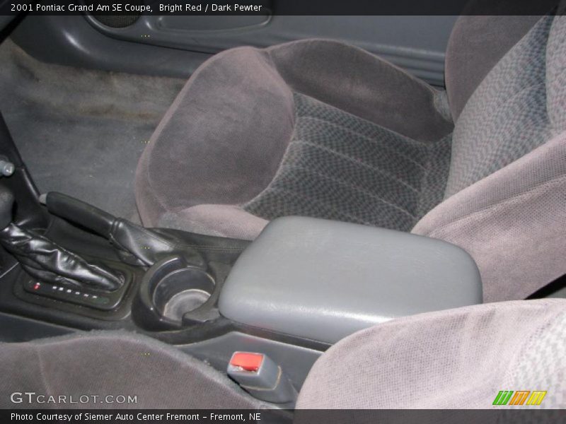 Bright Red / Dark Pewter 2001 Pontiac Grand Am SE Coupe