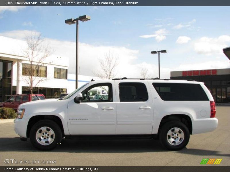 Summit White / Light Titanium/Dark Titanium 2009 Chevrolet Suburban LT 4x4
