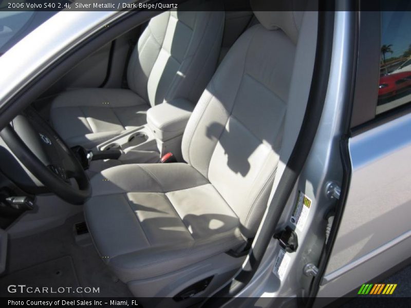 Silver Metallic / Dark Beige/Quartz 2006 Volvo S40 2.4i