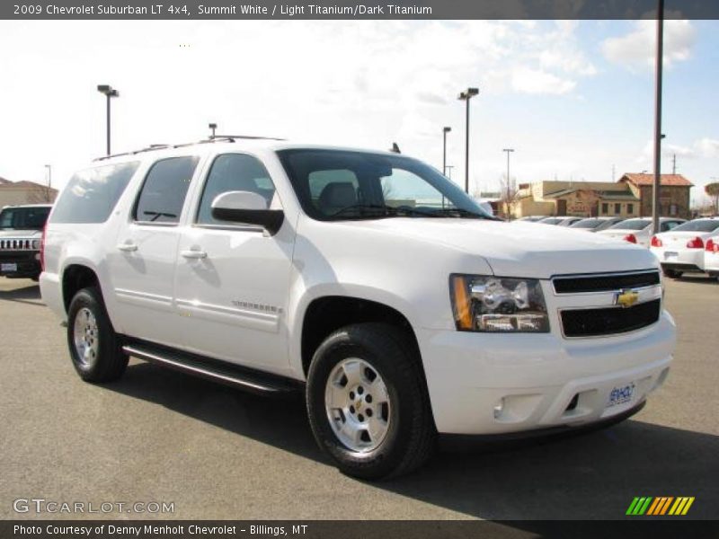 Summit White / Light Titanium/Dark Titanium 2009 Chevrolet Suburban LT 4x4