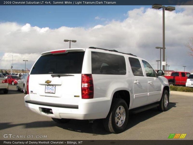 Summit White / Light Titanium/Dark Titanium 2009 Chevrolet Suburban LT 4x4