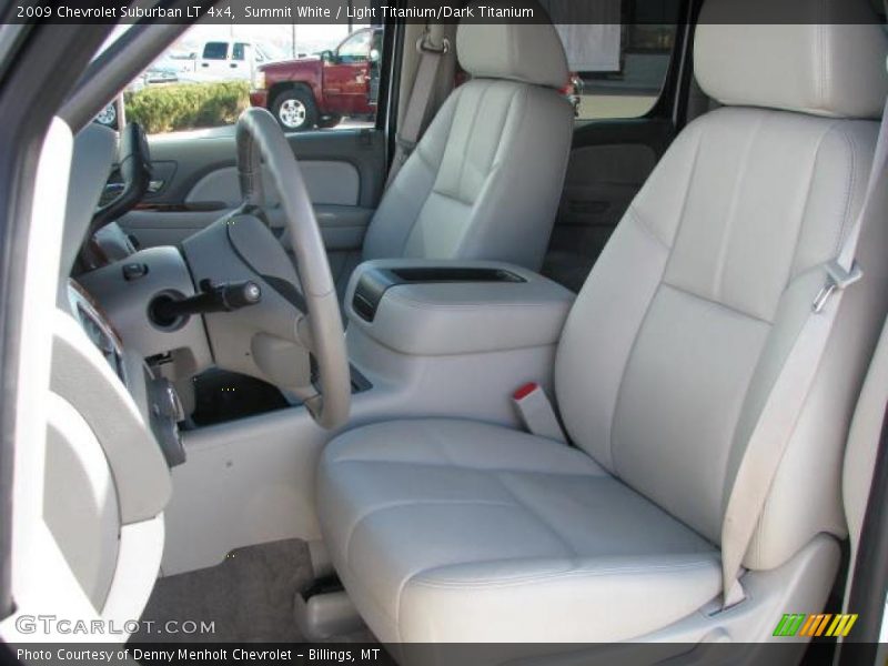 Summit White / Light Titanium/Dark Titanium 2009 Chevrolet Suburban LT 4x4