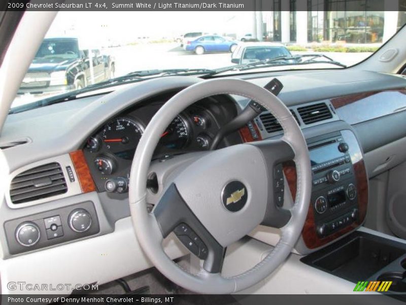 Summit White / Light Titanium/Dark Titanium 2009 Chevrolet Suburban LT 4x4