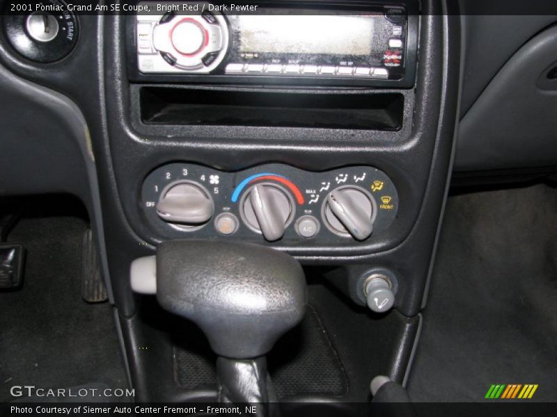 Bright Red / Dark Pewter 2001 Pontiac Grand Am SE Coupe