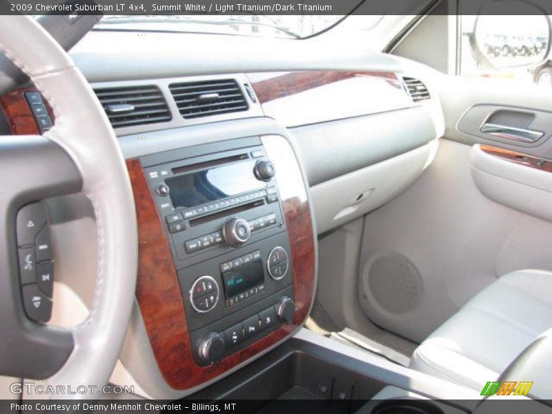 Summit White / Light Titanium/Dark Titanium 2009 Chevrolet Suburban LT 4x4