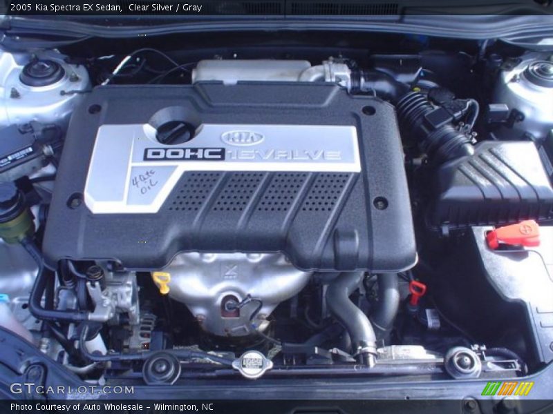 Clear Silver / Gray 2005 Kia Spectra EX Sedan
