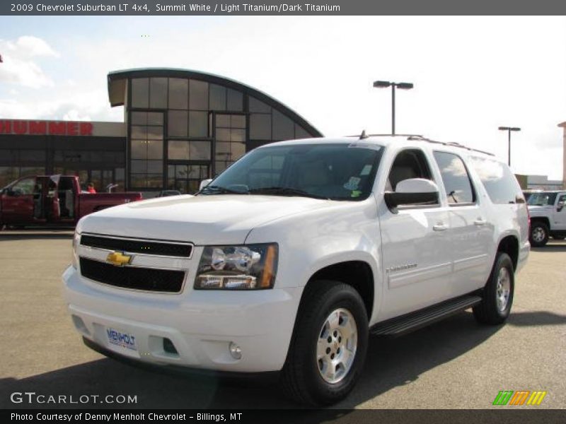 Summit White / Light Titanium/Dark Titanium 2009 Chevrolet Suburban LT 4x4