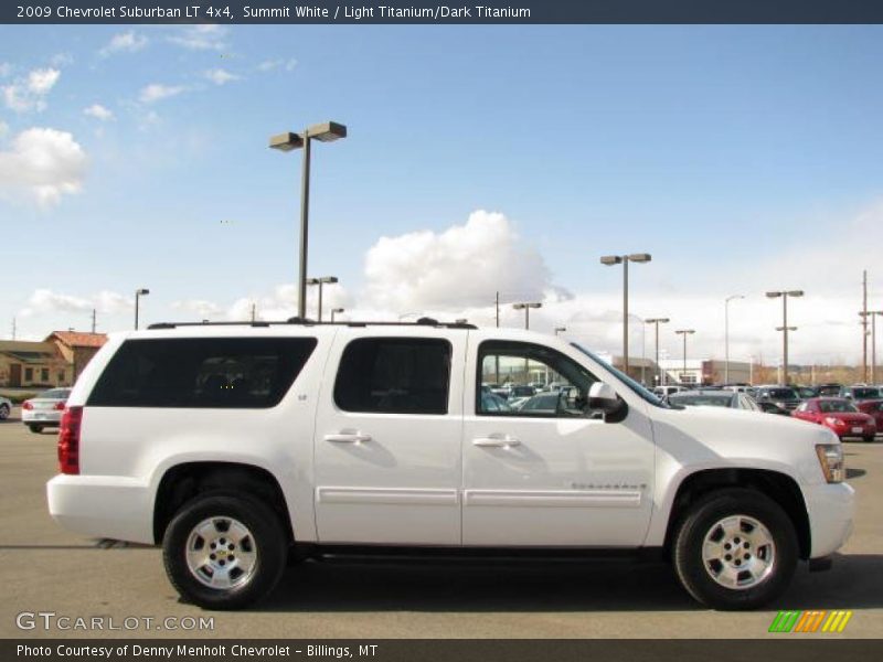 Summit White / Light Titanium/Dark Titanium 2009 Chevrolet Suburban LT 4x4