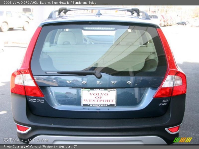 Barents Blue Metallic / Sandstone Beige 2008 Volvo XC70 AWD