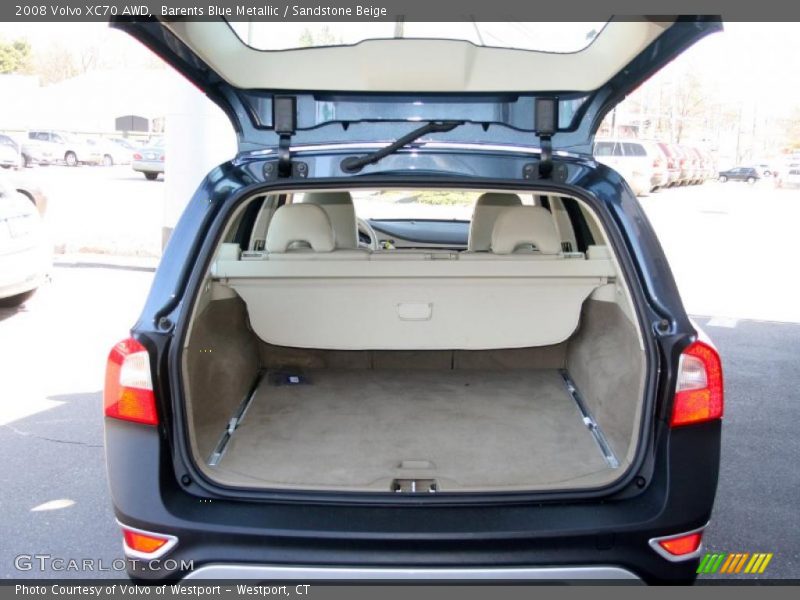 Barents Blue Metallic / Sandstone Beige 2008 Volvo XC70 AWD