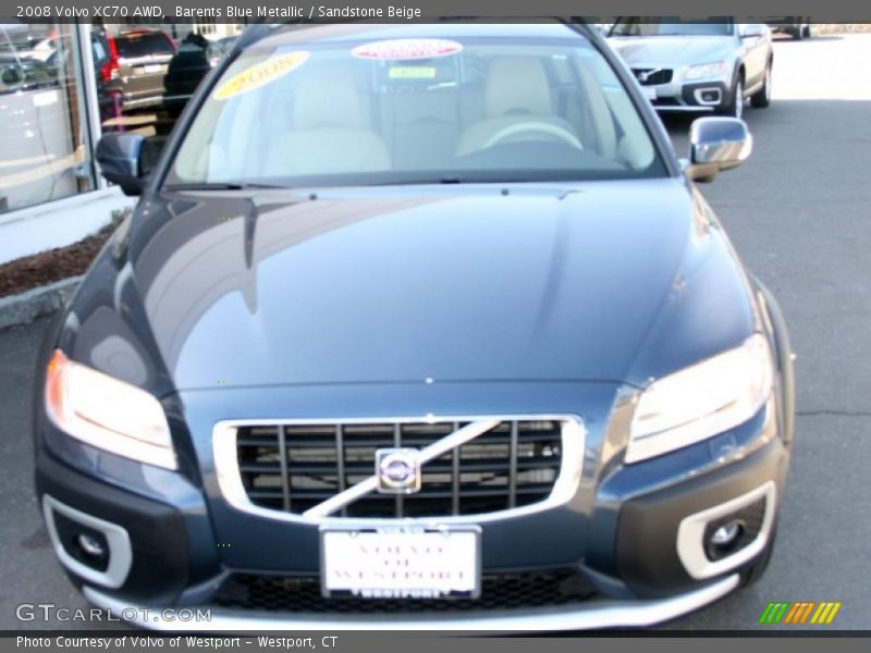 Barents Blue Metallic / Sandstone Beige 2008 Volvo XC70 AWD