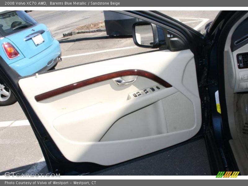 Barents Blue Metallic / Sandstone Beige 2008 Volvo XC70 AWD