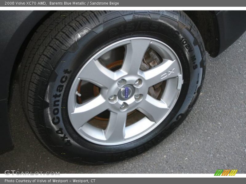 Barents Blue Metallic / Sandstone Beige 2008 Volvo XC70 AWD
