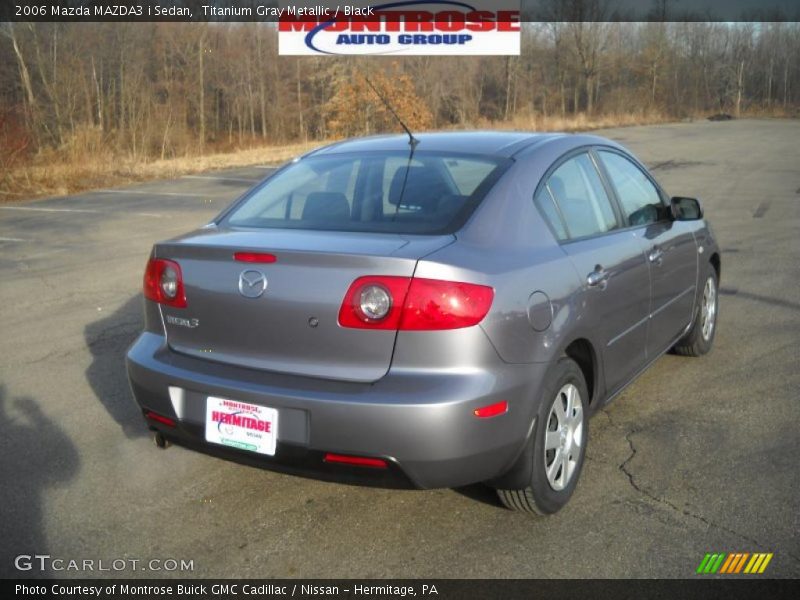 Titanium Gray Metallic / Black 2006 Mazda MAZDA3 i Sedan