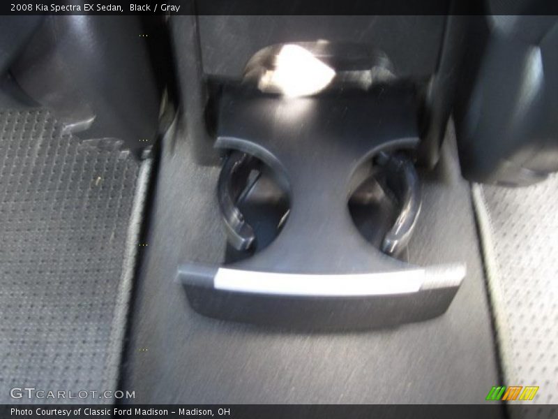 Black / Gray 2008 Kia Spectra EX Sedan