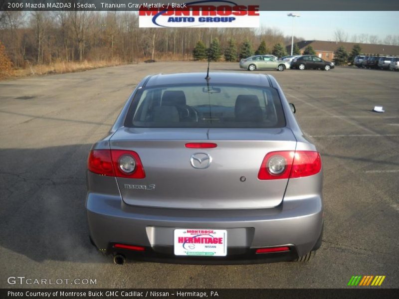 Titanium Gray Metallic / Black 2006 Mazda MAZDA3 i Sedan