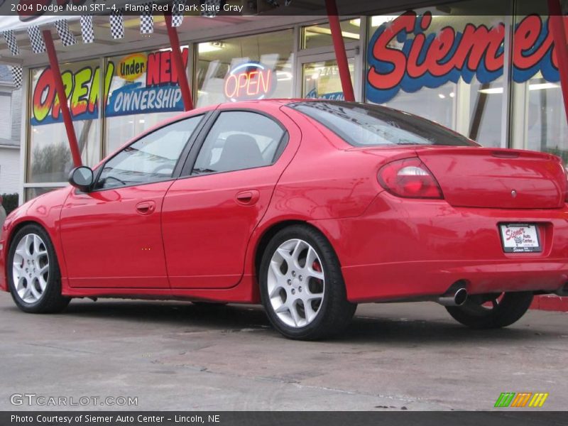 Flame Red / Dark Slate Gray 2004 Dodge Neon SRT-4