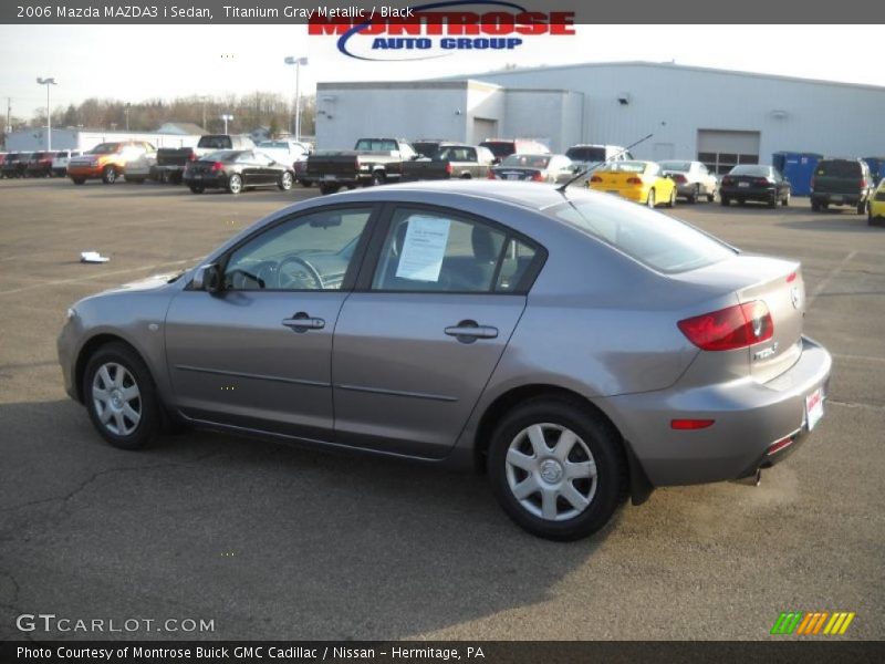 Titanium Gray Metallic / Black 2006 Mazda MAZDA3 i Sedan