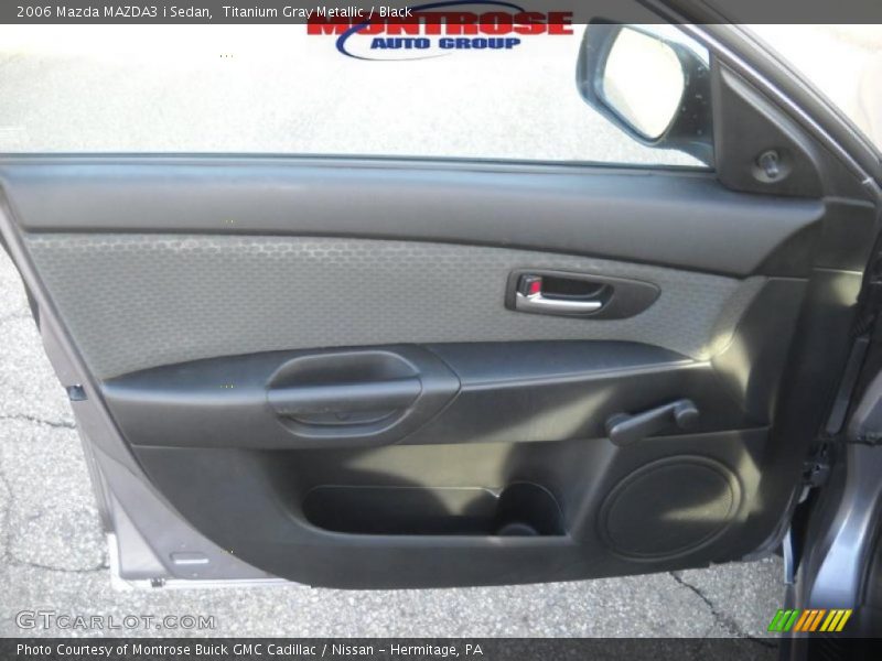 Titanium Gray Metallic / Black 2006 Mazda MAZDA3 i Sedan