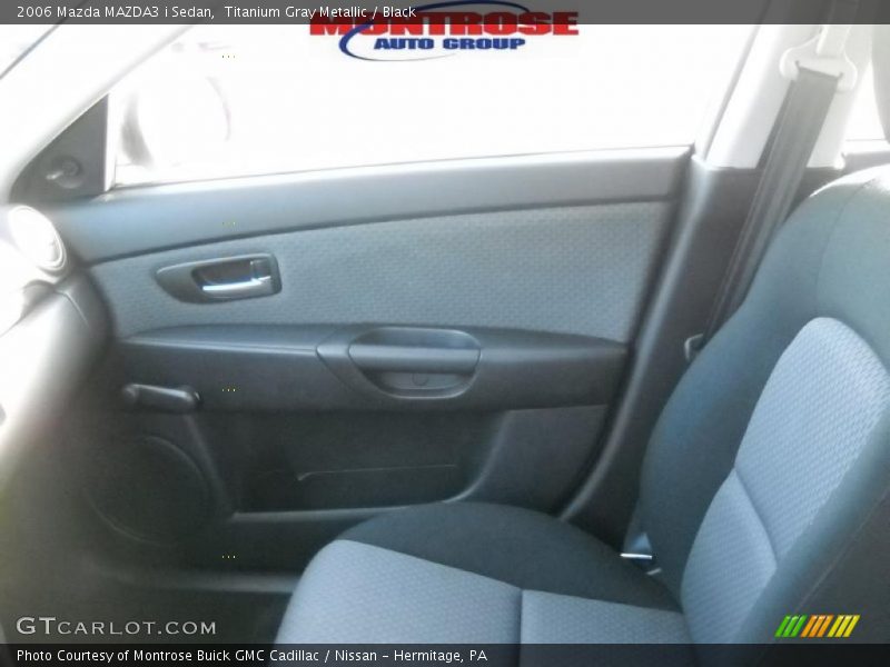 Titanium Gray Metallic / Black 2006 Mazda MAZDA3 i Sedan