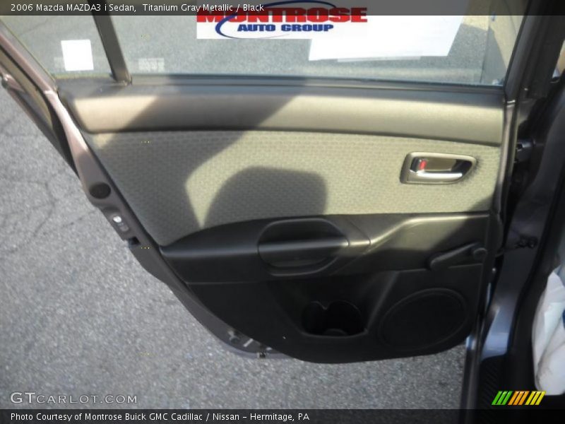 Titanium Gray Metallic / Black 2006 Mazda MAZDA3 i Sedan