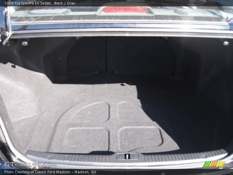 Black / Gray 2008 Kia Spectra EX Sedan