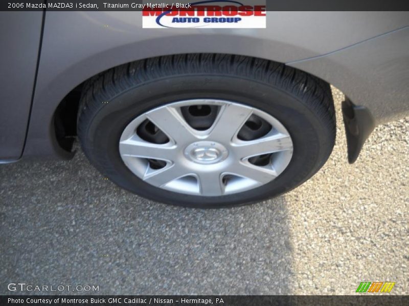 Titanium Gray Metallic / Black 2006 Mazda MAZDA3 i Sedan