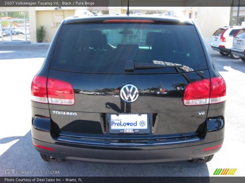 Black / Pure Beige 2007 Volkswagen Touareg V6