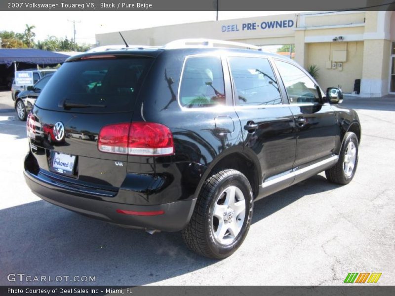 Black / Pure Beige 2007 Volkswagen Touareg V6