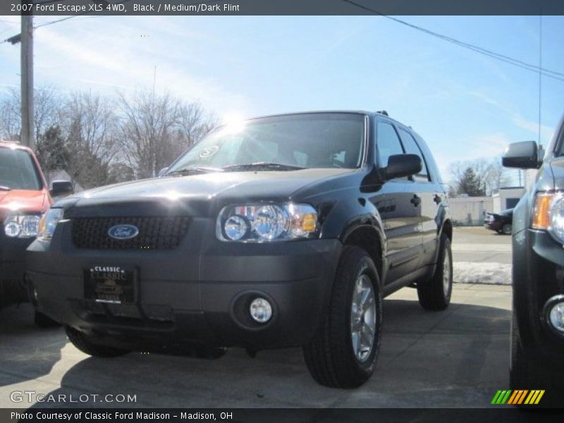 Black / Medium/Dark Flint 2007 Ford Escape XLS 4WD