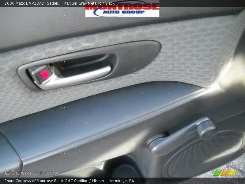 Titanium Gray Metallic / Black 2006 Mazda MAZDA3 i Sedan