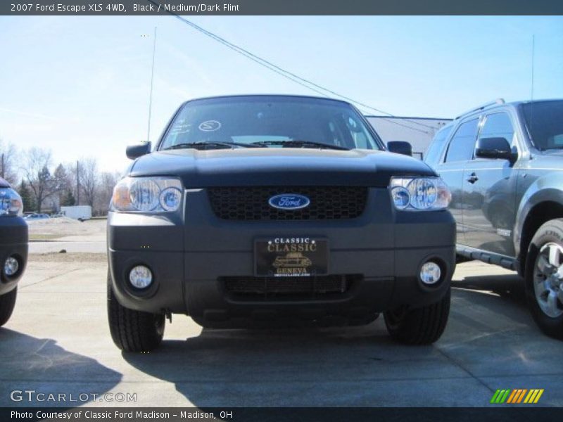 Black / Medium/Dark Flint 2007 Ford Escape XLS 4WD