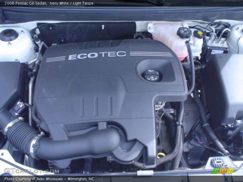 Ivory White / Light Taupe 2008 Pontiac G6 Sedan