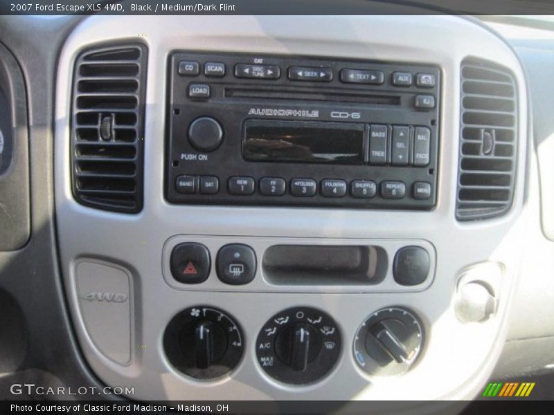 Black / Medium/Dark Flint 2007 Ford Escape XLS 4WD