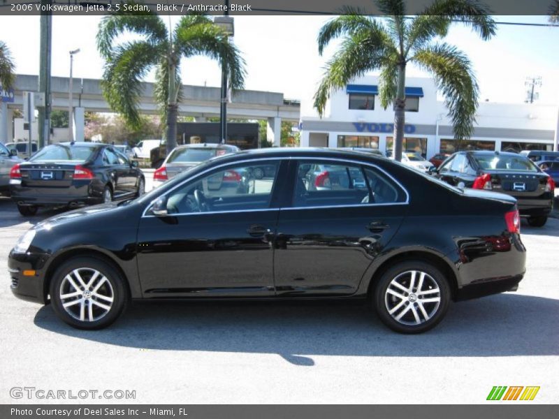 Black / Anthracite Black 2006 Volkswagen Jetta 2.5 Sedan