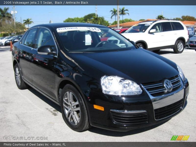 Black / Anthracite Black 2006 Volkswagen Jetta 2.5 Sedan