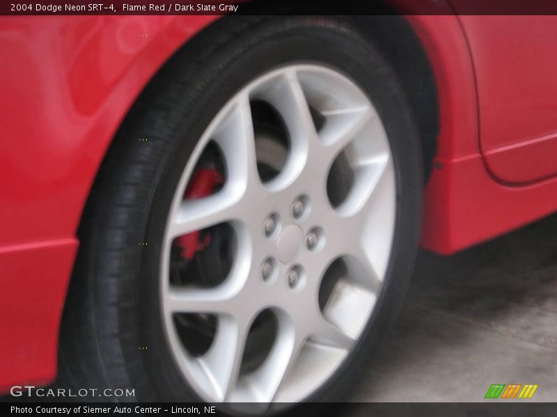 Flame Red / Dark Slate Gray 2004 Dodge Neon SRT-4