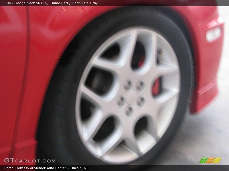 Flame Red / Dark Slate Gray 2004 Dodge Neon SRT-4