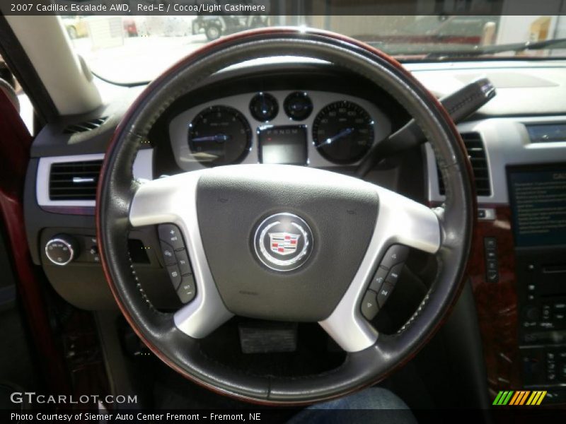 Red-E / Cocoa/Light Cashmere 2007 Cadillac Escalade AWD
