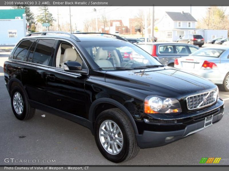 Ember Black Metallic / Sandstone 2008 Volvo XC90 3.2 AWD