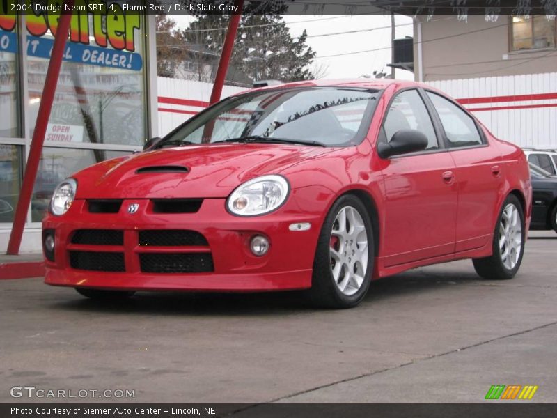 Flame Red / Dark Slate Gray 2004 Dodge Neon SRT-4