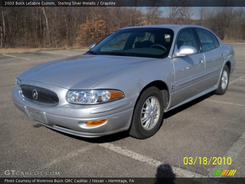 Sterling Silver Metallic / Graphite 2003 Buick LeSabre Custom