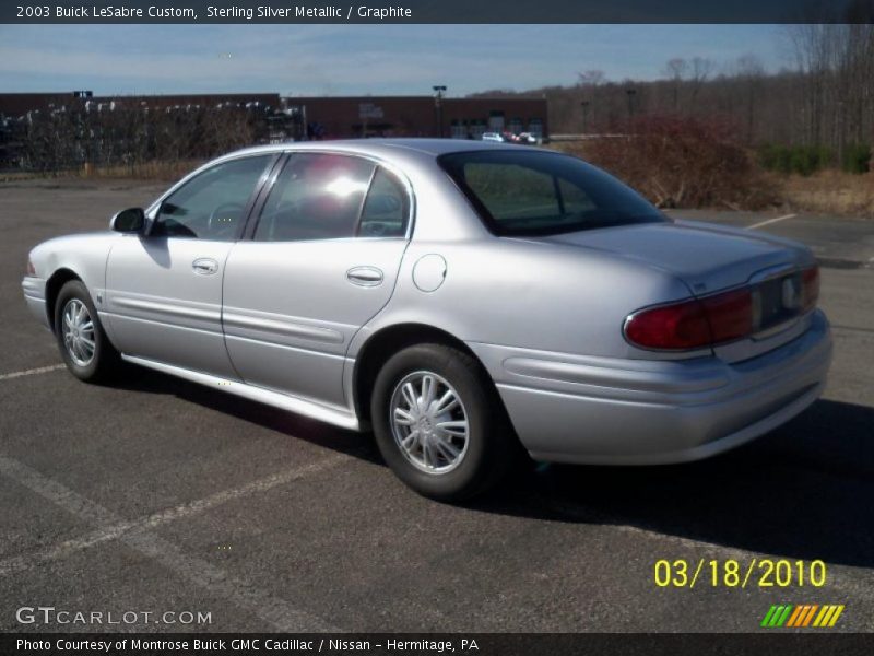 Sterling Silver Metallic / Graphite 2003 Buick LeSabre Custom