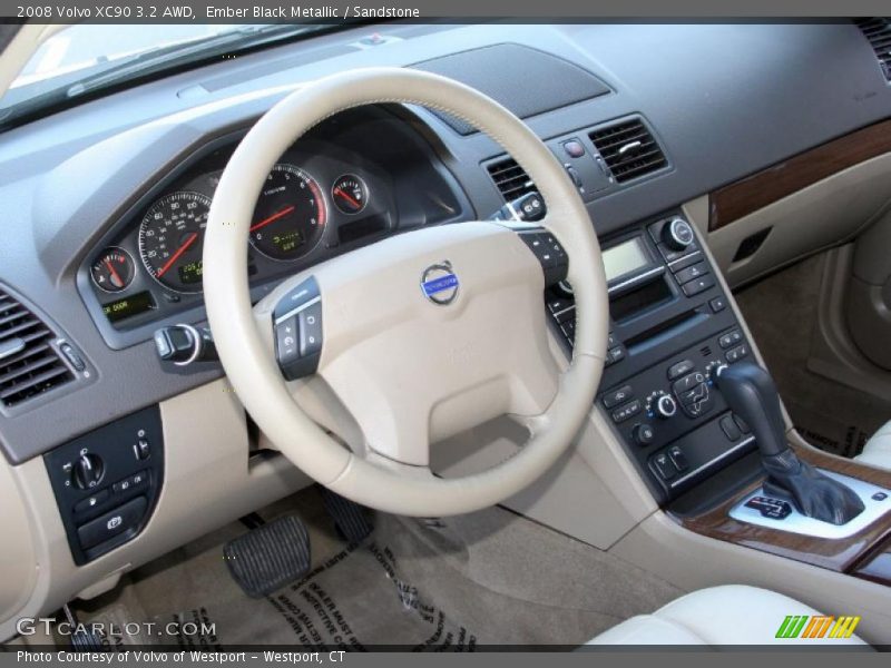 Ember Black Metallic / Sandstone 2008 Volvo XC90 3.2 AWD