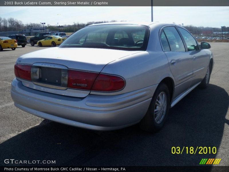 Sterling Silver Metallic / Graphite 2003 Buick LeSabre Custom