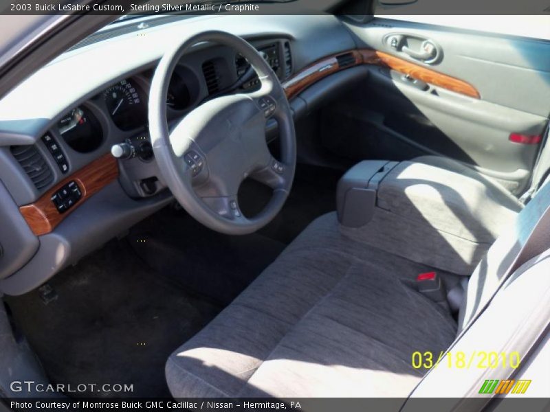 Sterling Silver Metallic / Graphite 2003 Buick LeSabre Custom