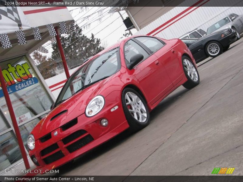 Flame Red / Dark Slate Gray 2004 Dodge Neon SRT-4