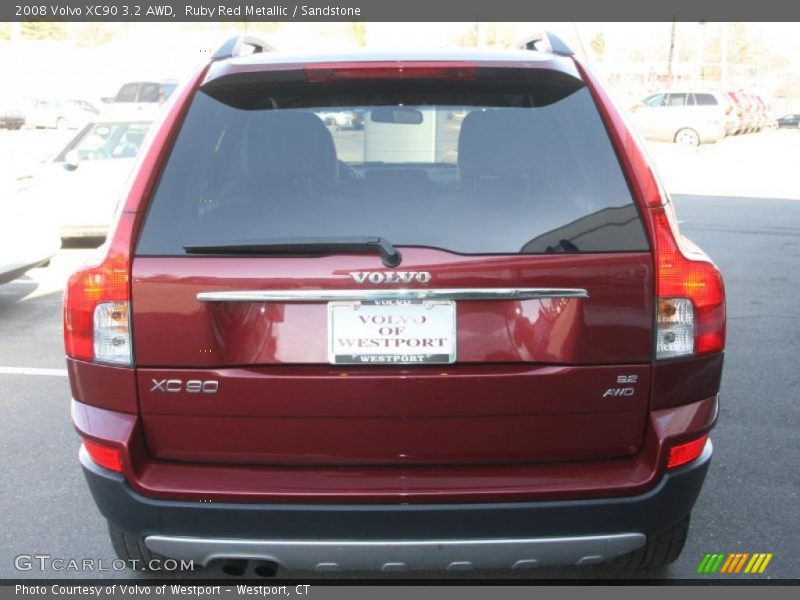 Ruby Red Metallic / Sandstone 2008 Volvo XC90 3.2 AWD