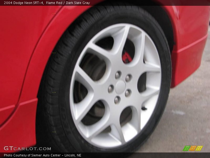 Flame Red / Dark Slate Gray 2004 Dodge Neon SRT-4