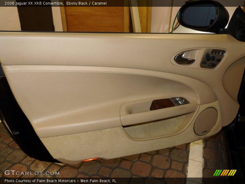 Ebony Black / Caramel 2008 Jaguar XK XK8 Convertible